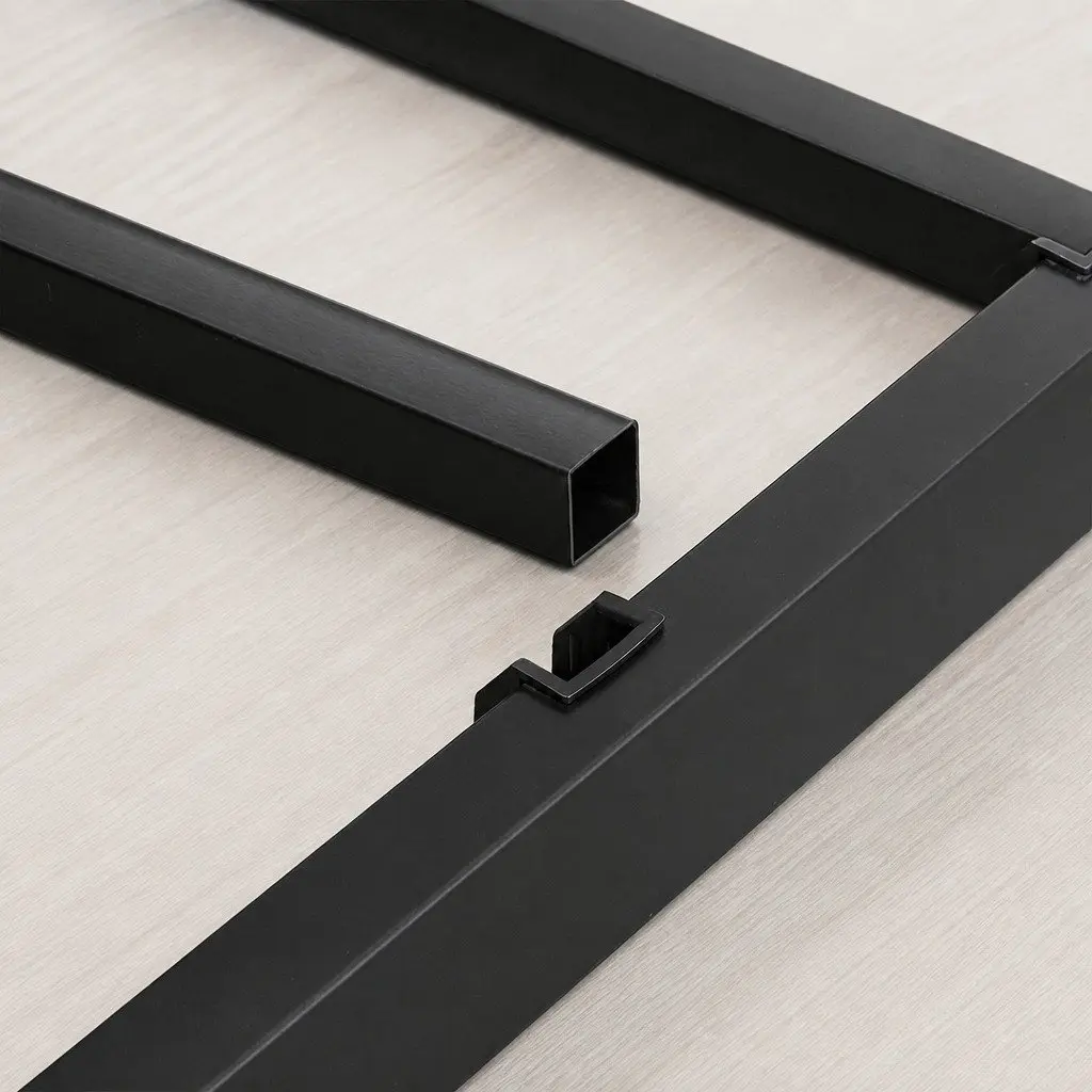 Metal Bed Frame Heavy Duty Full Size Elevated Platform with Storage Space