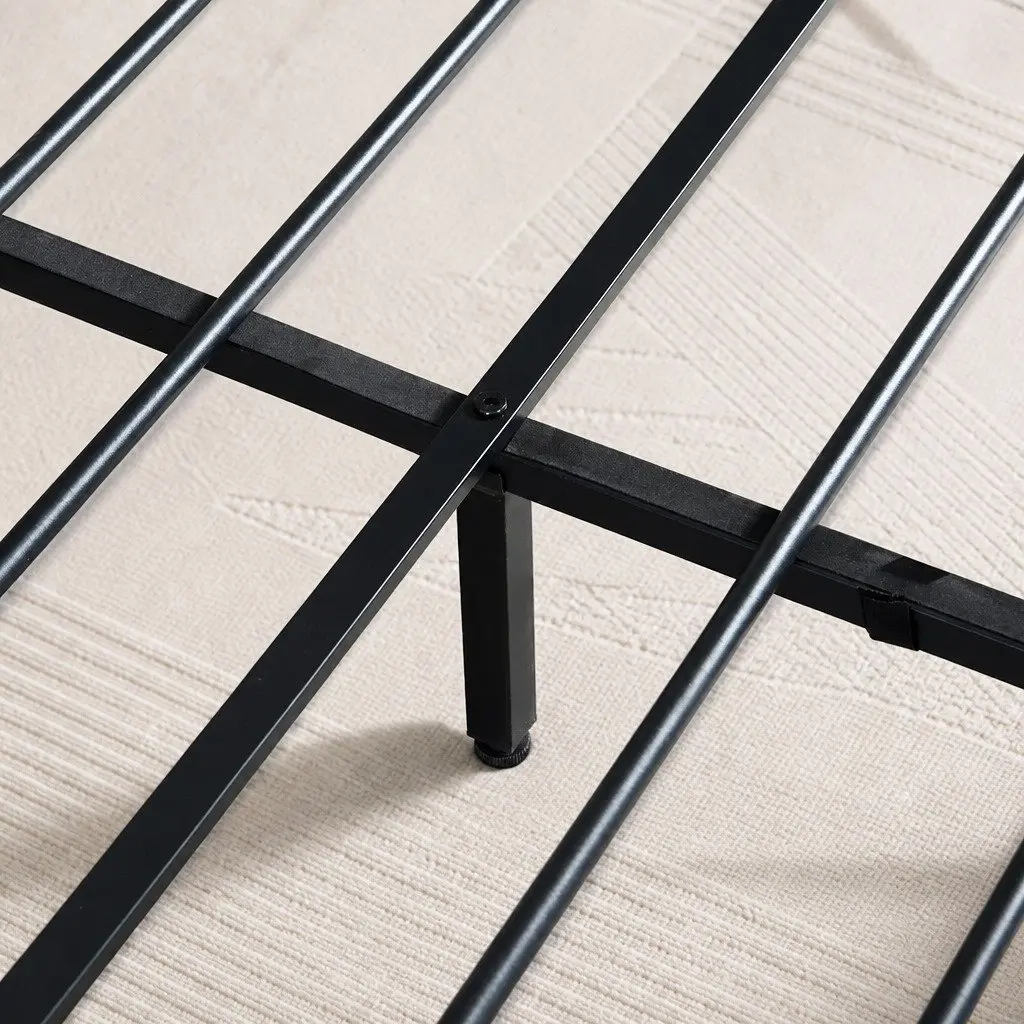 Queen Bed Frame with Storage Headboard