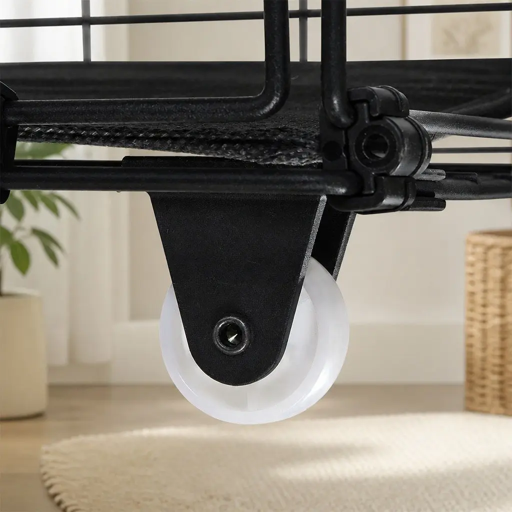 King Bed Frame with USB Charging Ports