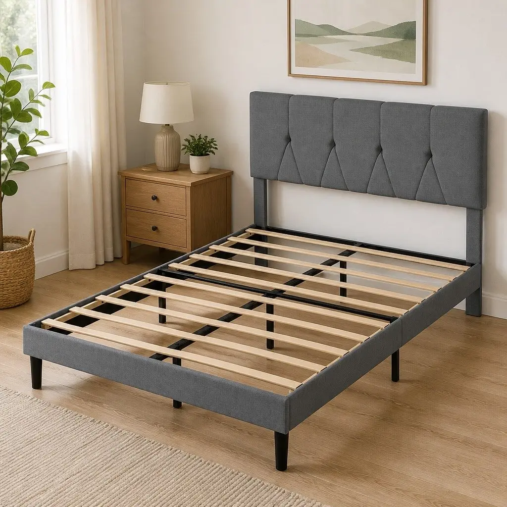Double Bed Frame with Storage Options