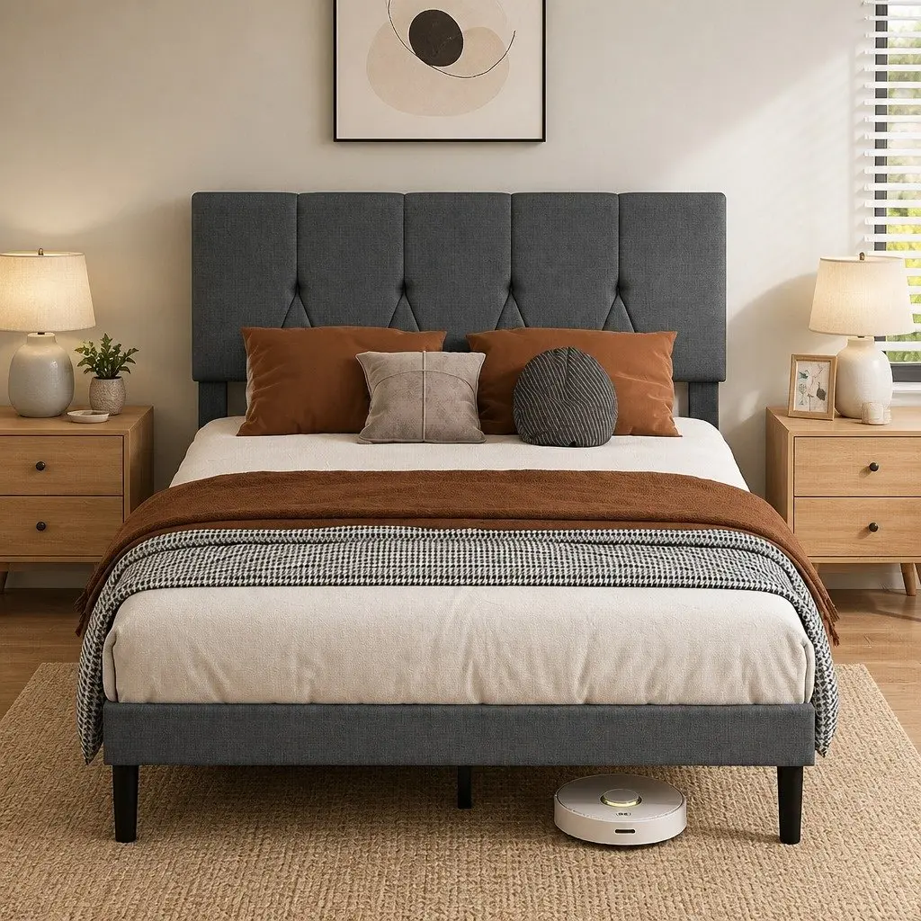 Double Bed Frame with Storage Options