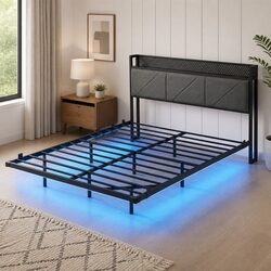 Your New Floating Bed Frame with USB Charging