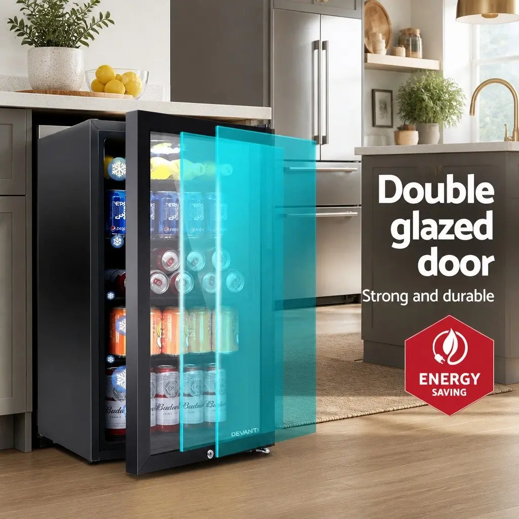 98L Compact Bar Fridge for Home and Office