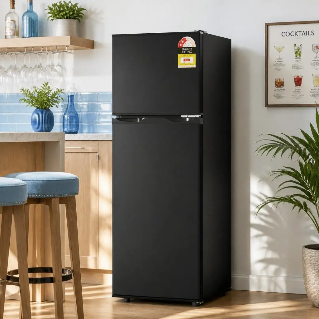 122L Two-Door Mini Fridge