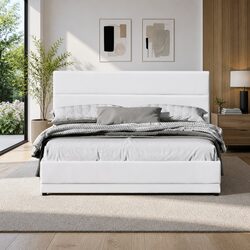 Your Ideal Queen Gas Lift Bed Frame with LED Lights