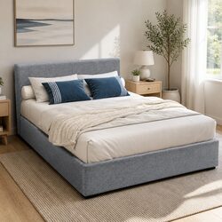 Your New Grey Double Bed Frame with Storage