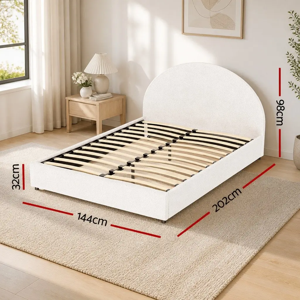 Double Bed Frame with Hidden Storage