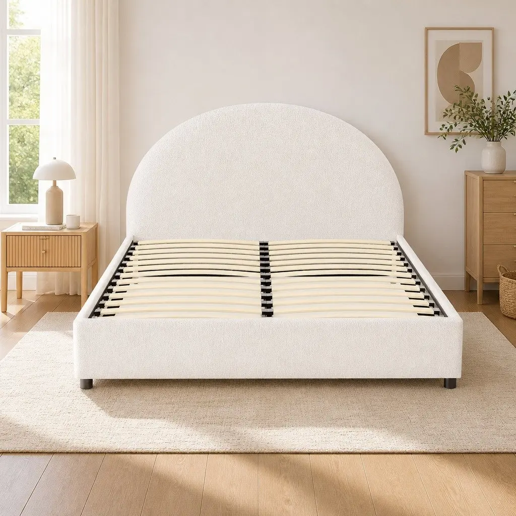 Double Bed Frame with Hidden Storage