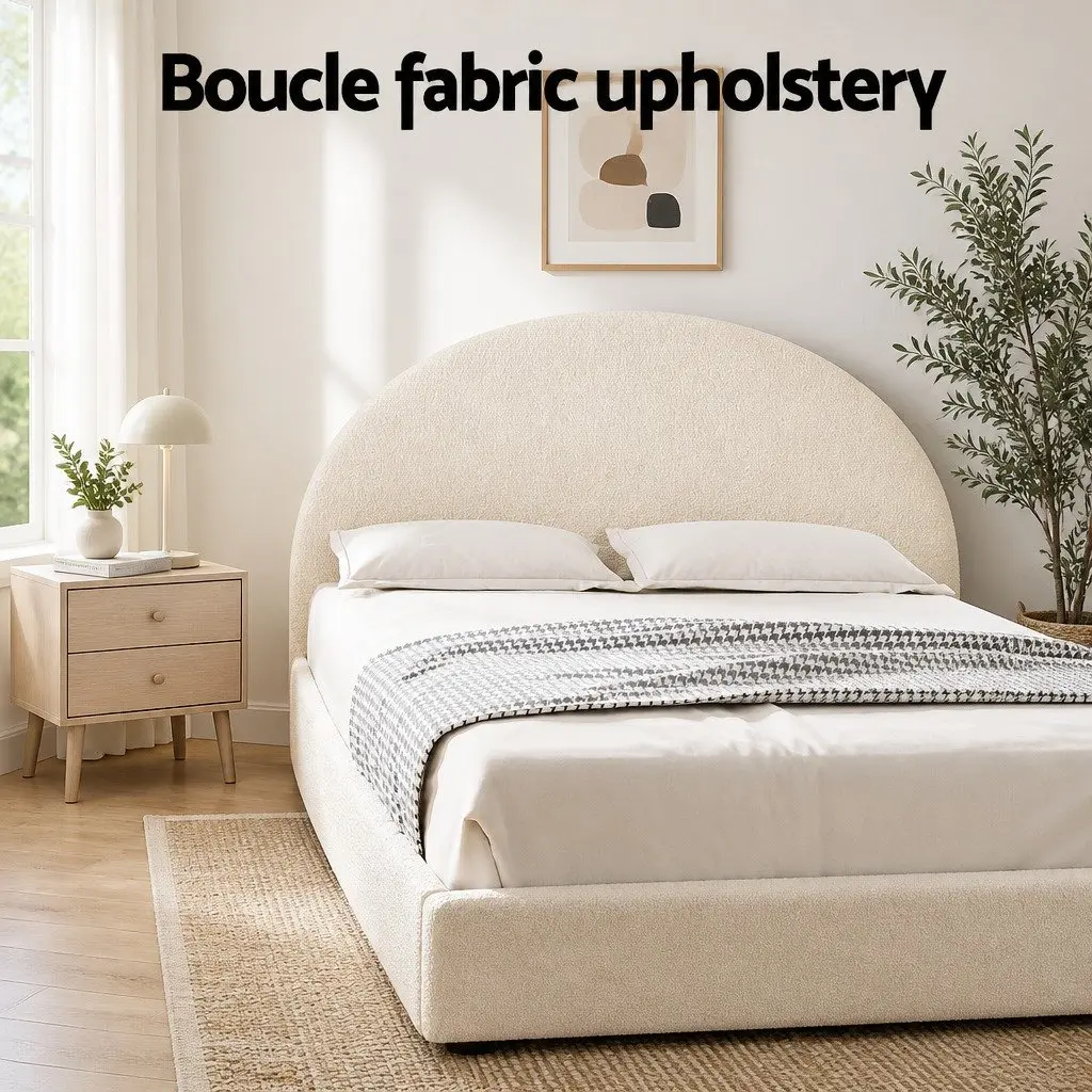 Double Bed Frame with Hidden Storage