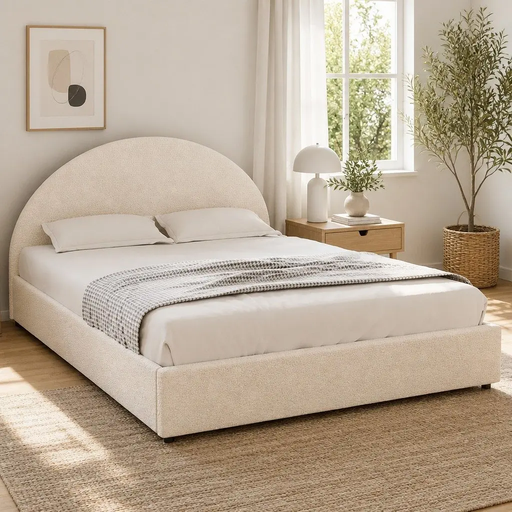 Double Bed Frame with Hidden Storage