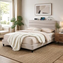 Discover Your Ideal Queen Bed Frame with Storage Headboard