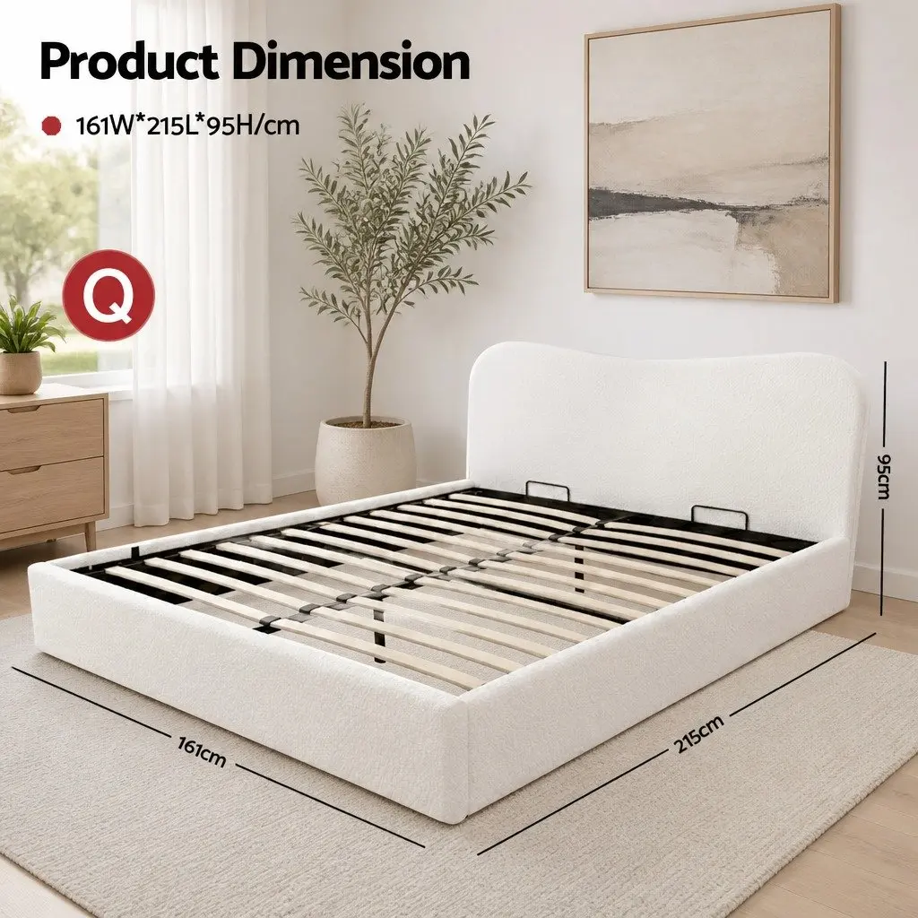 Queen Bed Frame with Storage