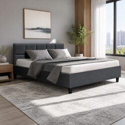 Your New Charcoal Double Bed Frame Awaits You
