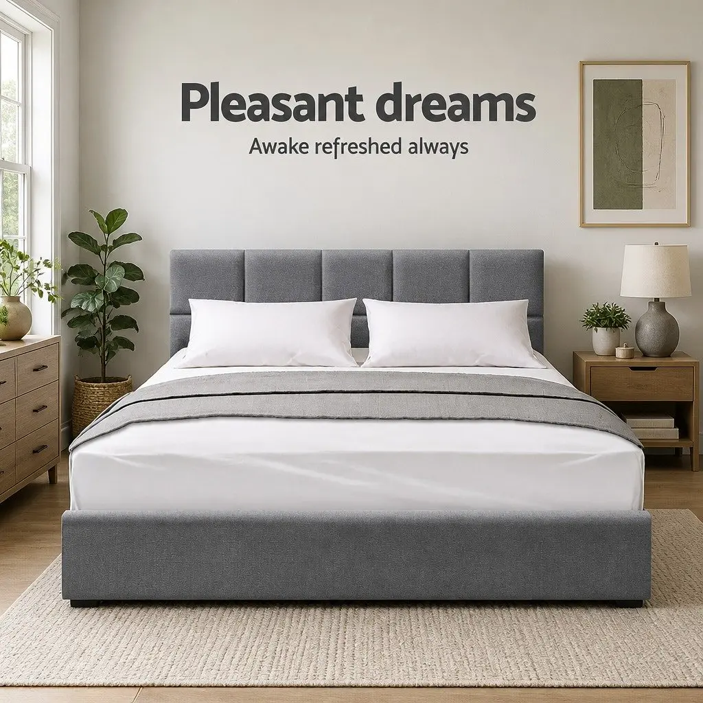 Grey Queen Bed Frame