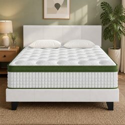 Your New Queen Bed Frame Set with Hybrid Mattress