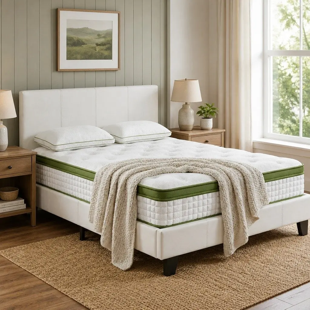 Double Bed Frame and Mattress Combo