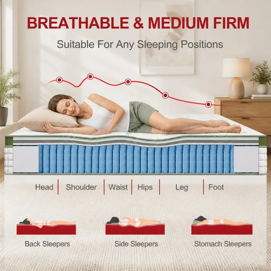 Double Bed Frame and Mattress Combo