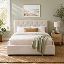 Your New Double Bed Frame with Storage and Nightstand