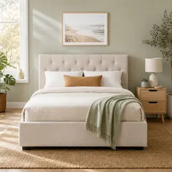 Your New Double Bed Frame with Storage and Nightstand