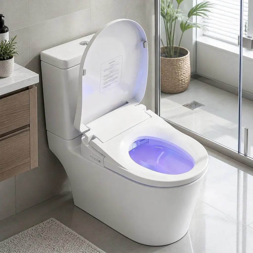 Smart Electric Bidet Toilet Seat Wireless Remote Heated Dryer Auto Wash
