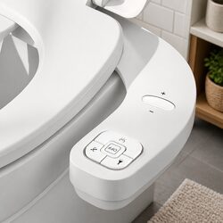 Ultra-Slim Bidet Attachment Cold Water Toilet Non-Electric Detachable