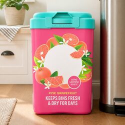 Discover the Fresh Pink Grapefruit Bin Freshener 450g