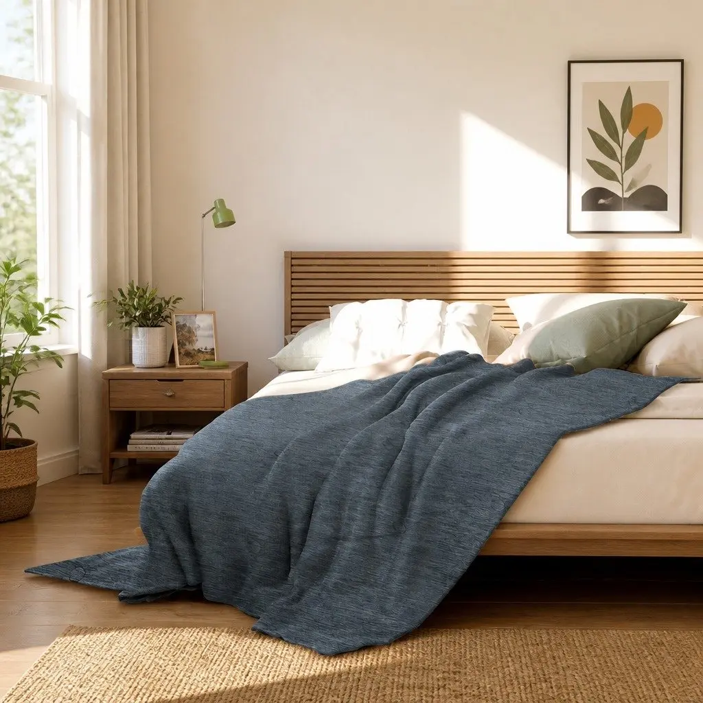 Cooling Blanket Lightweight Breathable Grey 160cm x 210cm 210cm x 210cm 240cm x 210cm