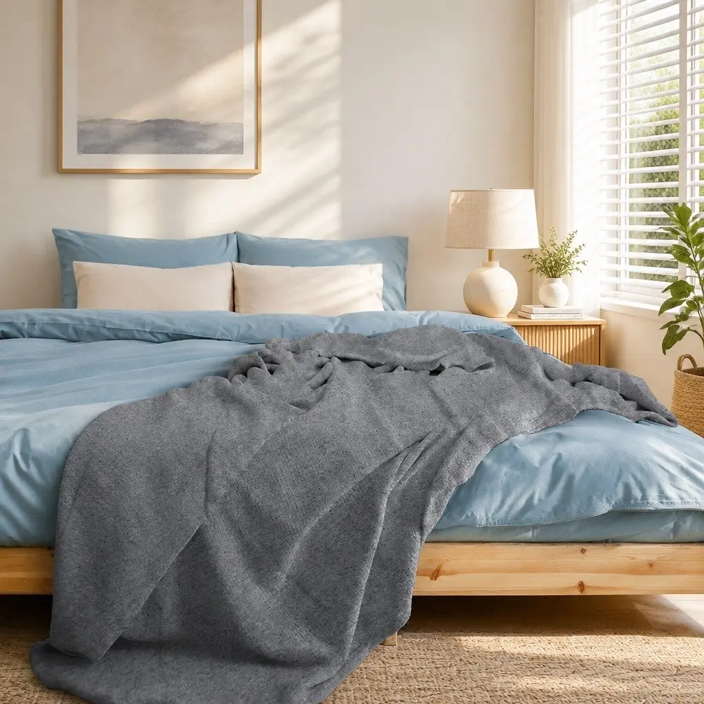 Cooling Blanket Double-Sided Washable Lightweight Breathable Summer Sleep Cover Small