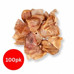 Your Dog Will Love These Natural Pork Ear Treats - 100 Pack