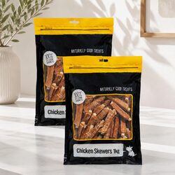 Treat Your Dog Right with Chewy Chicken Skewers 1kg x 2 Pack