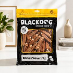 Chicken Skewers Dog Treats 1kg Air Dried Natural Chewy Pet Food High Protein