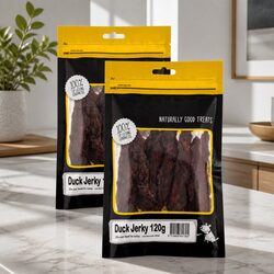 Duck Jerky Dog Treats 120g x2 - For Your Furry Friend