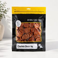 Oven-Baked Chicken Discs 1kg for Your Beloved Dog