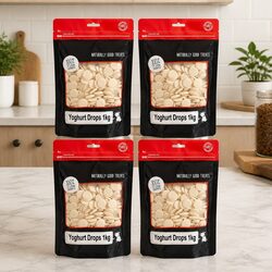Discover Dog Yoghurt Drops 1kg x4 for Training Treats