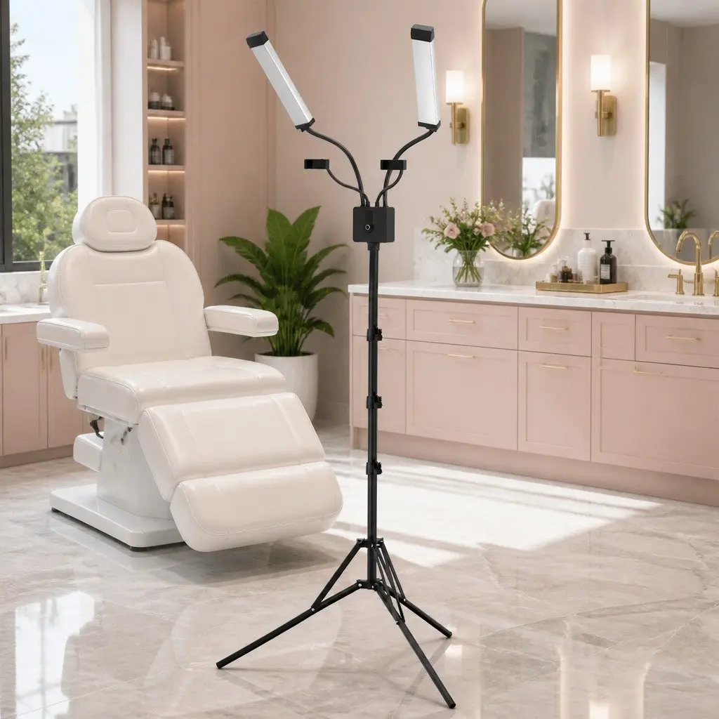 LED Beauty Light 360 Rotation Remote Control Adjustable Fill Lighting Tripod Stand