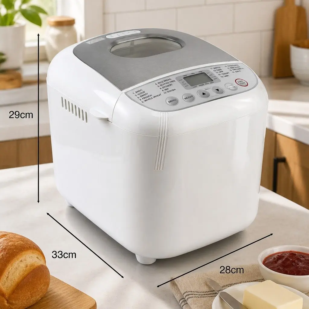 Bread Maker Machine Automatic 19 Programs 2lb Non-Stick Pan