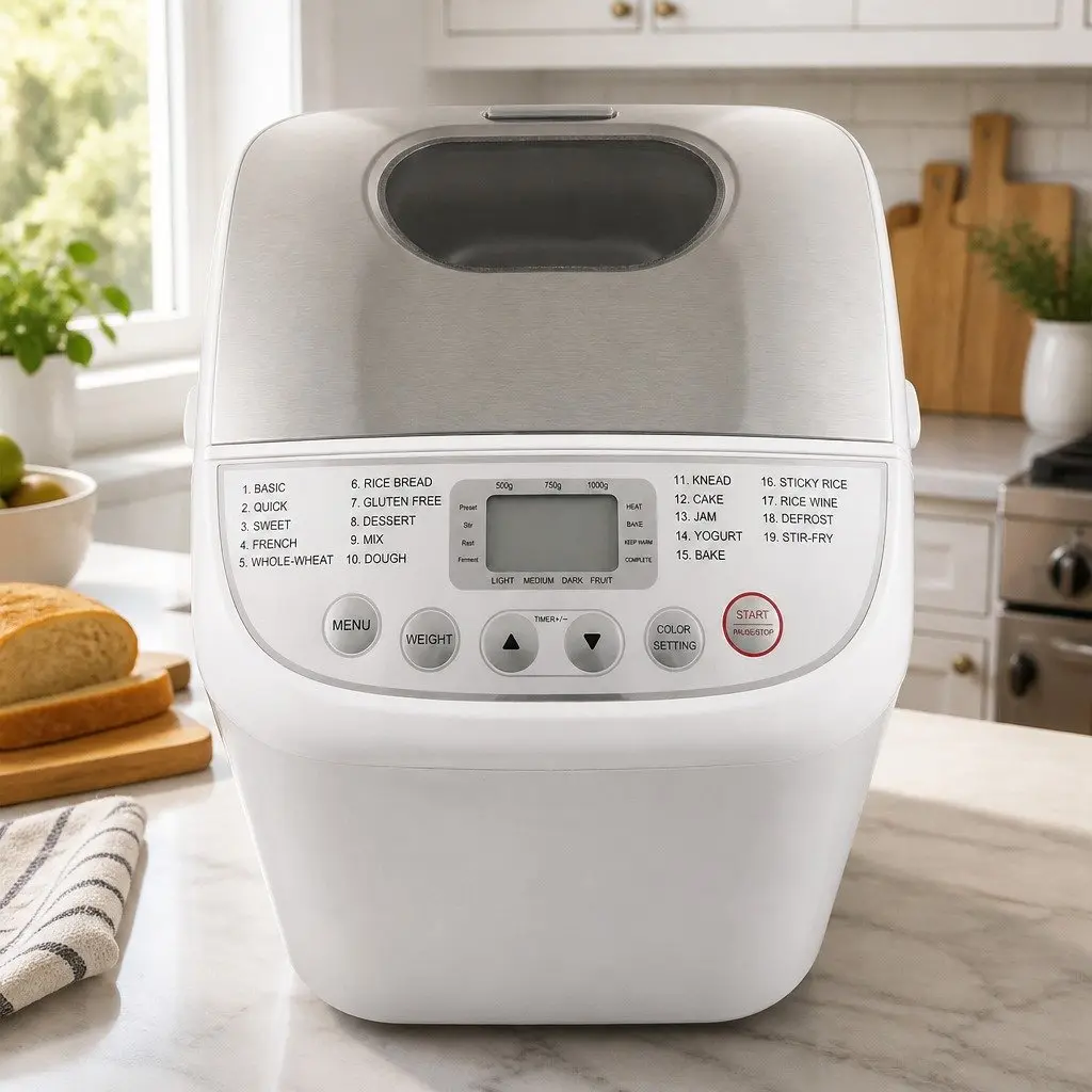 Bread Maker Machine Automatic 19 Programs 2lb Non-Stick Pan