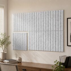 Acoustic Felt Cork Board Tiles 12 Pcs 30x30cm Modular Wall Display Panels