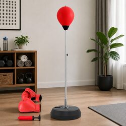 Your Perfect Home Punching Bag Stand with Gloves Included