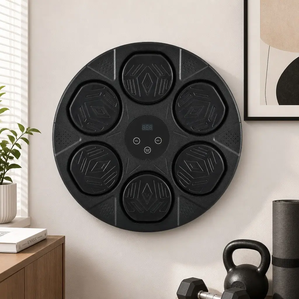 Wall-Mounted Electronic Boxing Machine Bluetooth Music LED Display 40cm