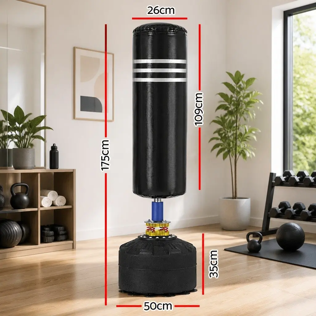 Boxing Punching Bag Stand 175CM Home Gym Training Freestanding Equipment