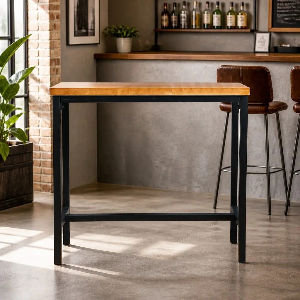 Solid Wood Bar Table