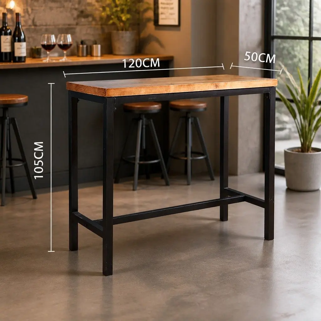 Solid Wood Bar Table