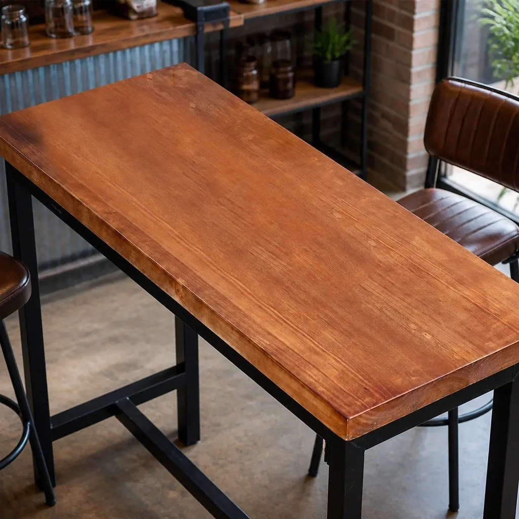 Solid Wood Bar Table