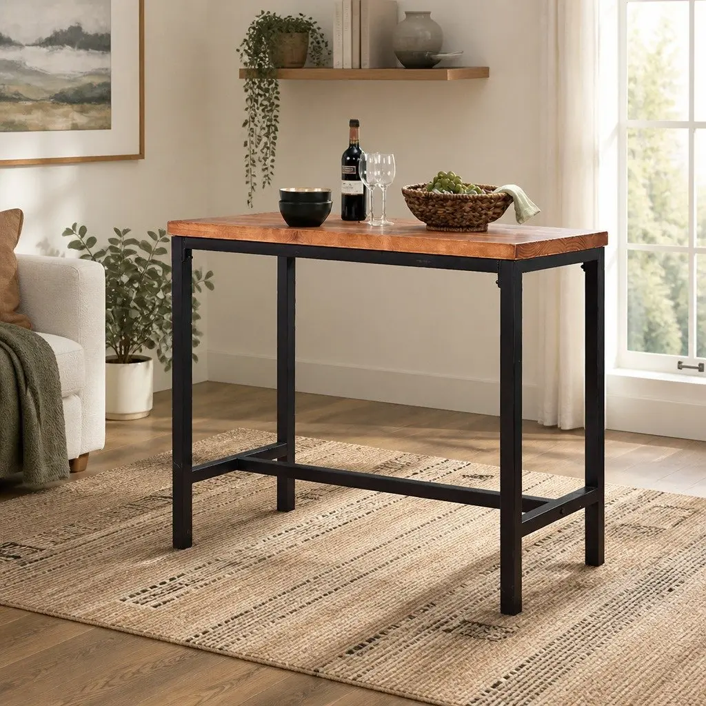 Solid Wood Bar Table