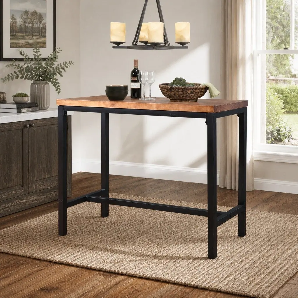 Solid Wood Bar Table