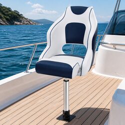 User-Friendly Flip-Up Boat Seat with Comfort Features
