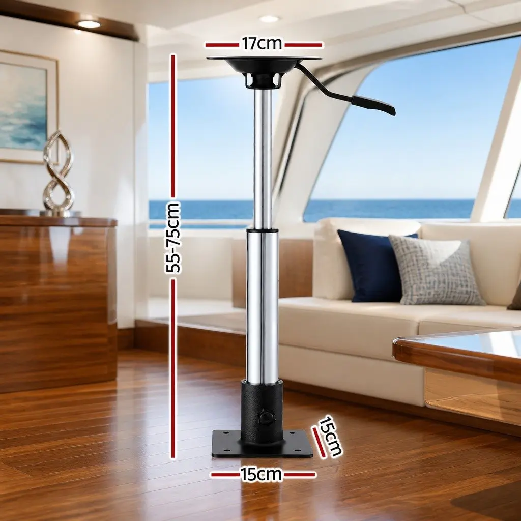 Boat Seat Pedestal with Custom Height and Swivel