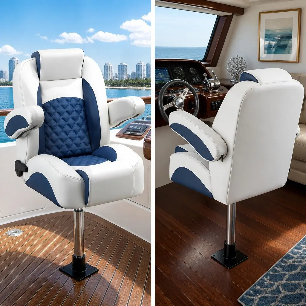 Boat Seat Pedestal with Custom Height and Swivel