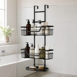 Friendly 3-Tier Over The Door Organizer for Your Shower